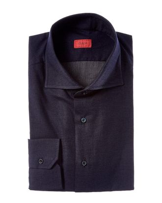 Isaia Cashmere-Blend Dress Shirt