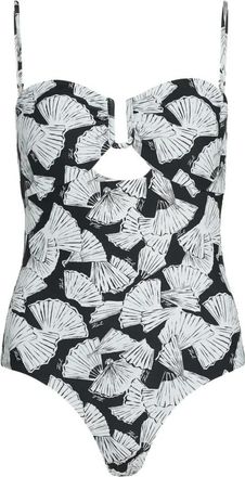 Karl Lagerfeld Badpak uit &eacute;&eacute;n stuk - Dames - Badpakken - Veelkleurig - M - Polyester - Badmode