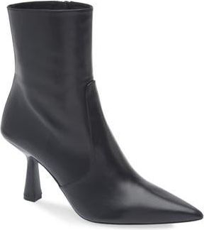 Stuart Weitzman Stuart Super Sculpt Zip Bootie in Black at Nordstrom Rack, Size 9.5