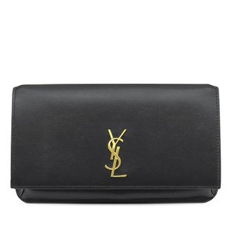 Saint Laurent Pre-owned Saint Laurent Smooth Calfskin Monogram Cassandre Phone Holder Unisex 8D07GFMLBNQZ8UUD