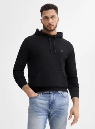 BOSS Mens Wetalk logo emblem hoodie