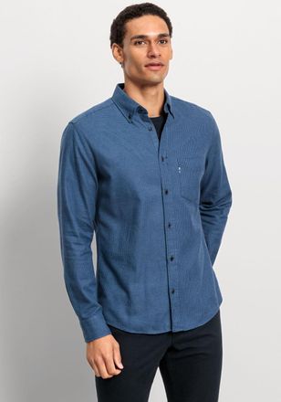 Olymp Businesshemd »Casual« im modischem, kelinen Hahnentrittdessin