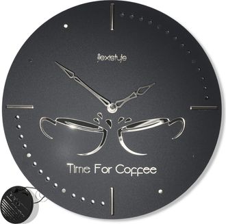 OEM Reloj De Cocina Silver Cups Redondo Silencioso 3d