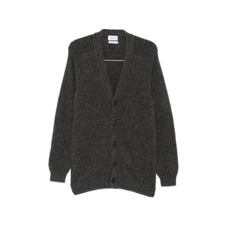 Scaglione Ribbed-knit V-neck Cardigan