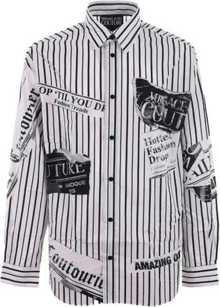 Versace Jeans Couture Camicia - Heren - Casual Overhemden - Veelkleurig - L - Katoen - Overhemden