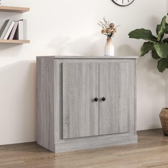 vidaXL Vidaxl - Aparador De Madera Contrachapada Gris Sonoma 70x35,5x67,5 Cm