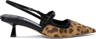 Jimmy Choo London Didi 45 Slingback Pump - Dames - Pumps - Beige - 36 EU - Leer - Schoenen