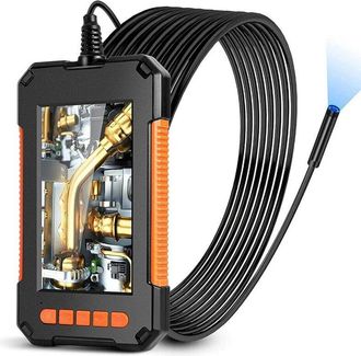 OEM Endoscopio Industrial De 10 M, C&aacute;mara Digital Hd 1080p Para Tuber&iacute;as, Endoscopio Resistente Al Agua De 4,3 Pulgadas, Video De Inspecci&oacute;n Con 8 Led