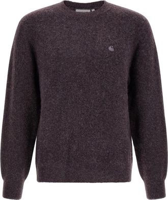 Carhartt Work in Progress Truien - Heren - Ronde hals truien - Paars - M - Truien & Vesten