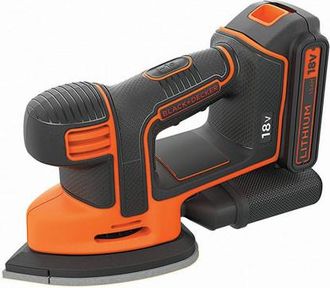 Black+Decker Lijadora Rat&oacute;n Inal&aacute;mbrica Bdcds18-qw 18v - 1,5 Ah Litio Black Decker