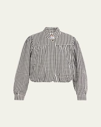 Alix of Bohemia Jodie Gingham Seersucker Jacket