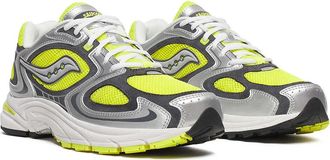 Saucony Saucony Grid Jazz S70899-8 Sneakers Mens Yellow Silver Running Shoes DWA1808