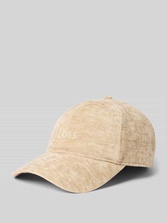 HUGO BOSS Basecap in Samt Optik Modell ARI-C-VE in Beige, Größe 1