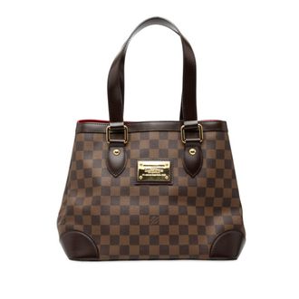Louis Vuitton Brown Pvc Leather Handbag Tote Bag (Pre-Owned)