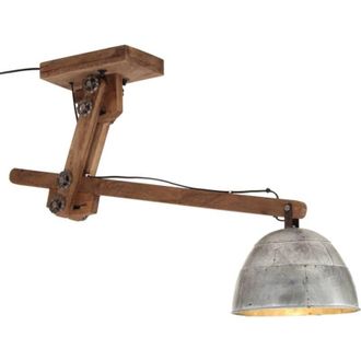 vidaXL Vidaxl - Lampada da Soffitto 25 w Argento Vintage 105x30x65-108cm E27