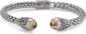 Samuel B. Sterling Silver Bangle in Yellow at Nordstrom Rack