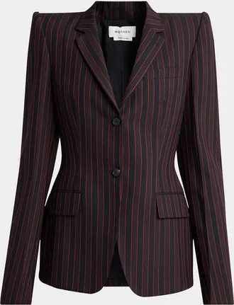 Alexander McQueen Tuxedo Chemisier Dress from $1,225.00 - on