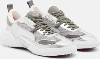 Christian Louboutin Mara suede and mesh sneakers