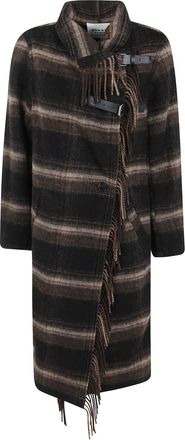 Isabel Marant Coat Long Black Gihan