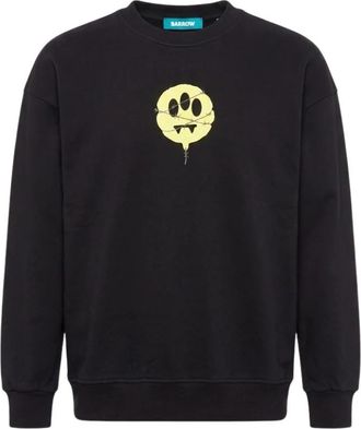 Barrow Crewneck Sweatshirt - Heren - Sweatshirts - Zwart - S - Katoen - Hoodies & sweatvesten