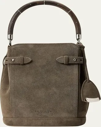 Ralph Lauren Collection The Ralph Suede Bucket Bag