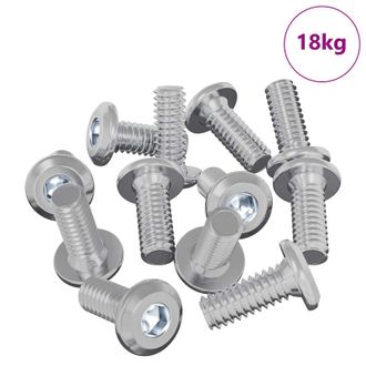 vidaXL Tornillo De Bloqueo De Cabeza 3600 Pcs Plateado Acero Vidaxl