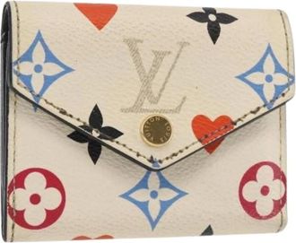 Louis Vuitton Pre-owned Wallets, female, Multicolor, Size: ONE SIZE Pre-owned Canvas Wallet