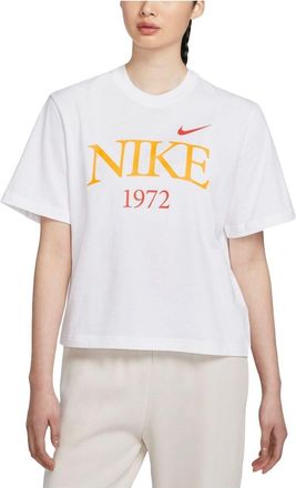 Nike (WMNS) Nike Sportwear Classic Boxy Graphic T-shirt Asia Sizing White FQ6601-101