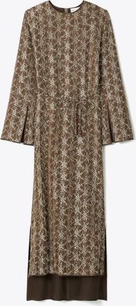 Tory Burch Womens Belted Lace Dress, size 12