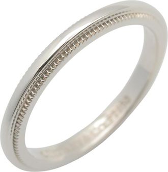 Tiffany & Co. Silver Platinum Platinum 950 Band Ring (Pre-Owned)