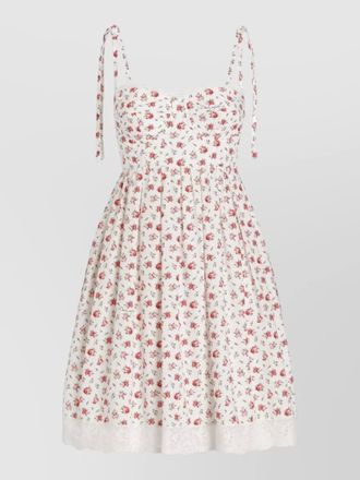 Dolce & Gabbana floral print mini dress