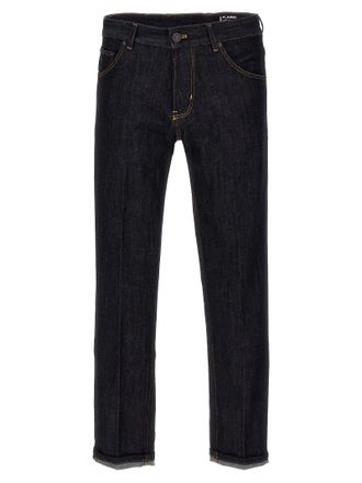 Pantaloni Torino Cotton Straight-Leg Mens Jeans
