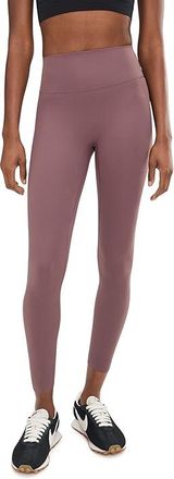 Nike Zenvy Gentle-Support High-Waisted 7/8 Leggings Womens Workout Tattoo/White : LG (US 12-14), Elastane/Nylon