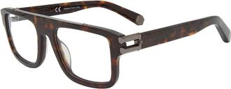 Philipp Plein Demo Browline Mens Eyeglasses VPP021M 722 53