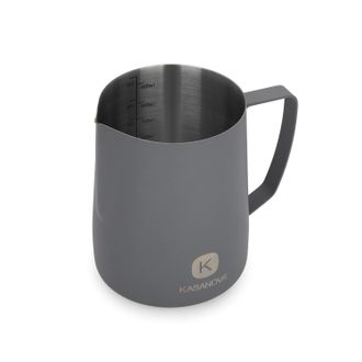 KASANOVA Bricco latte 900 ml acciaio inox grigio