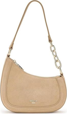 Dune London Direction Shoulder Womens Handbags Taupe, Leather