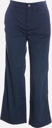 Diesel Womens DIESEL R ELOISE Womens Pant Trouser Loose Fit Causal Pants Navy Chinos Office - Size: W24 l25