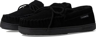 Bearpaw Wyden Mens Slippers Black II : 10 M, Suede