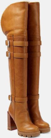 Christian Louboutin Brodeback Lug over-the-knee boots