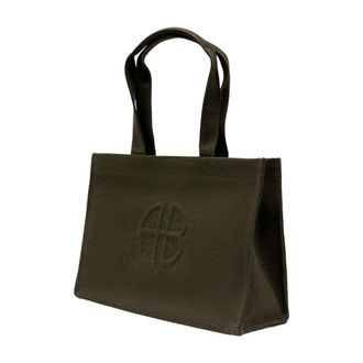 Anine Bing Womens Lara Tote Green Cotton