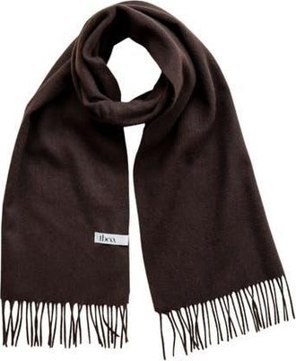 TBCo Lambswool Block Color Oversized Scarf in Chocolate at Nordstrom, Size Large