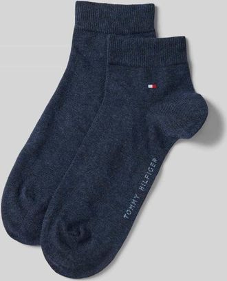 Tommy Hilfiger Sneaker-Socken aus Baumwoll-Mix im 2er-Pack Modell 2ER QUARTER in Jeansblau, Gr&ouml;&szlig;e 39/42