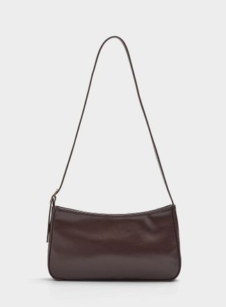 Simons Womens Smooth minimalist baguette bag