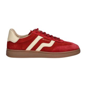 GANT Schoenen, Heren, Rood, 44 EU, Leer, Cuzmo Stripe Panelled Sneakers