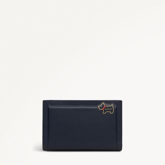 Radley London Ink Leather Blue Medium Purse Heritage Lane SS25 Radley