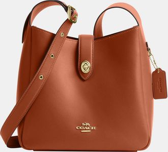 Coach Womens Hadley Convertible Crossbody in Smooth Grain Leather - Beige - One Size