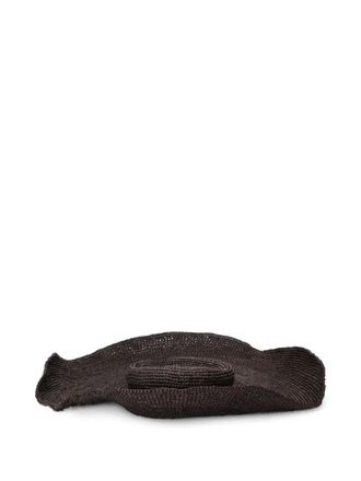 Made for a Woman Zonnehoed met brede rand - Bruin