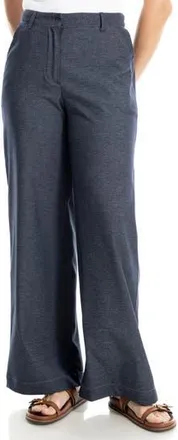Max Studio Wide Leg Pants in Indigo at Nordstrom Rack, Size X-Small