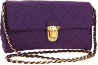 Prada Pre-owned Cross Body Bags, female, Purple, Size: ONE SIZE Pre-owned Nylon Cross Body Bag