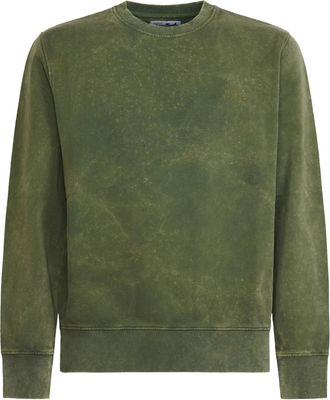 MC2 Saint Barth embroidered crew-neck sweatshirt - Verde